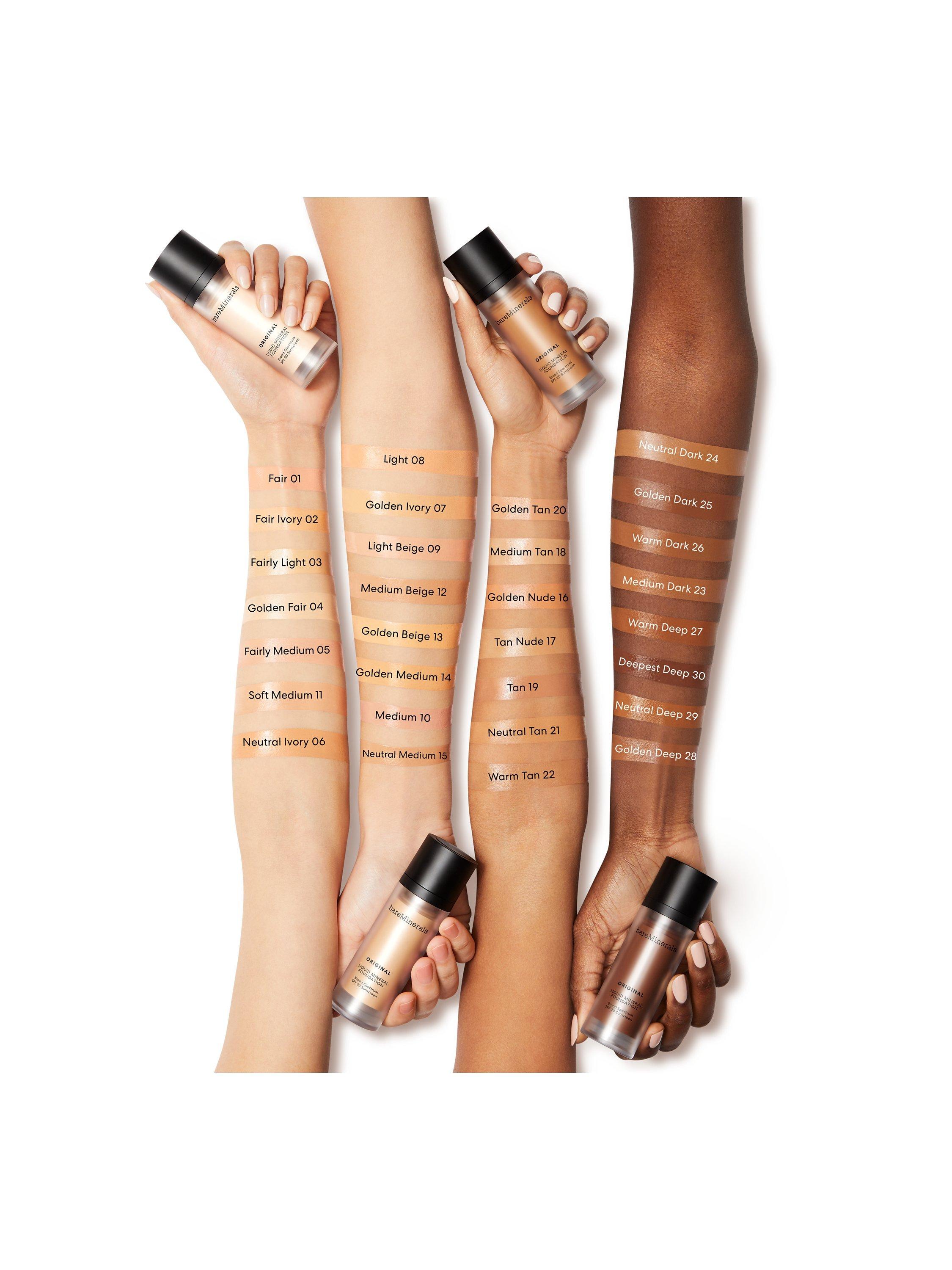 Product image 5 of 10, which shows bareMinerals ORIGINAL LIQUID MINERAL Foundation SPF 20, Warm Deep