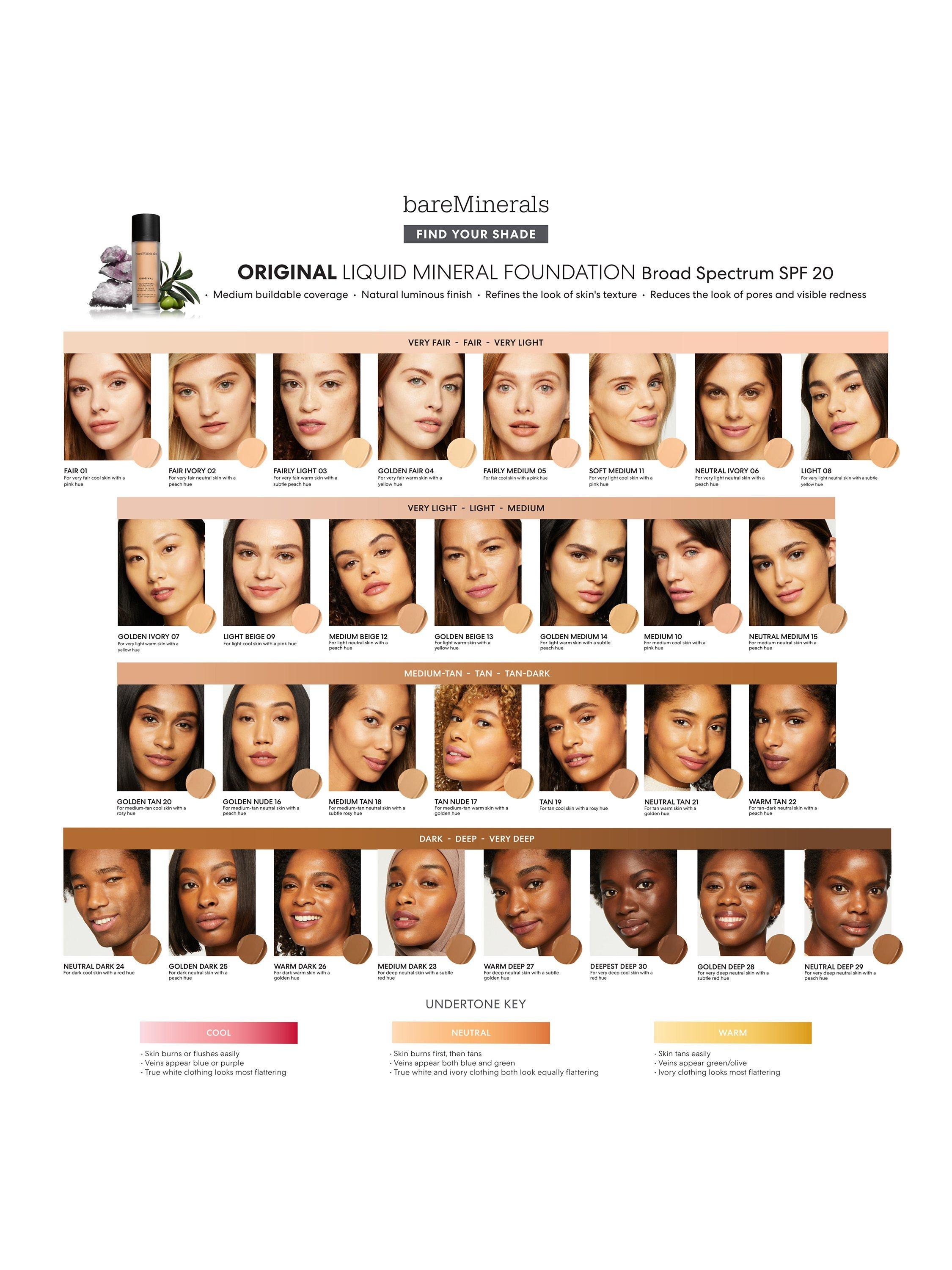 Product image 9 of 10, which shows bareMinerals ORIGINAL LIQUID MINERAL Foundation SPF 20, Warm Deep