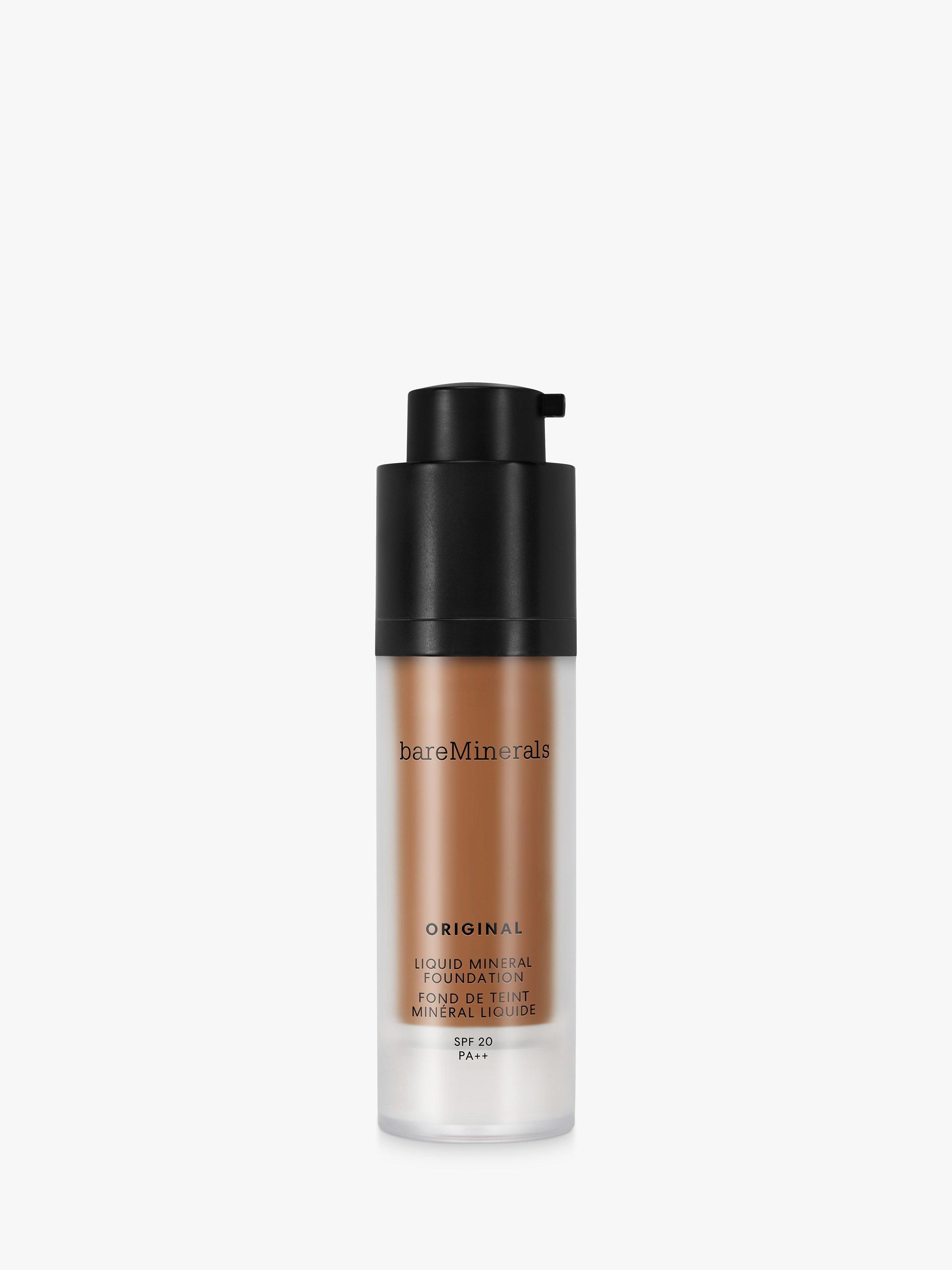 Product image 1 of 10, which shows bareMinerals ORIGINAL LIQUID MINERAL Foundation SPF 20, Golden Dark