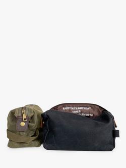 Solesmith Personalised Hidden Message Wash Bag - view 2, Black