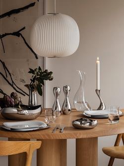 Georg Jensen Cobra Salt and Pepper Grinders Set - view 2, Silver