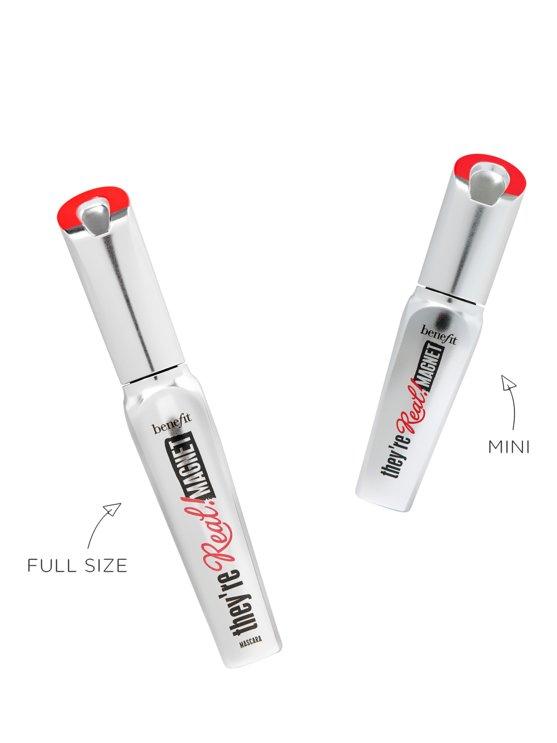 Product image 6 of 11, which shows Benefit They're Real! Magnet Extreme Lengthening Mascara, Black