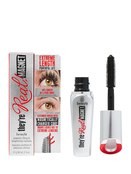 Benefit They're Real! Magnet Extreme Lengthening Mascara, Mini, Black, 
