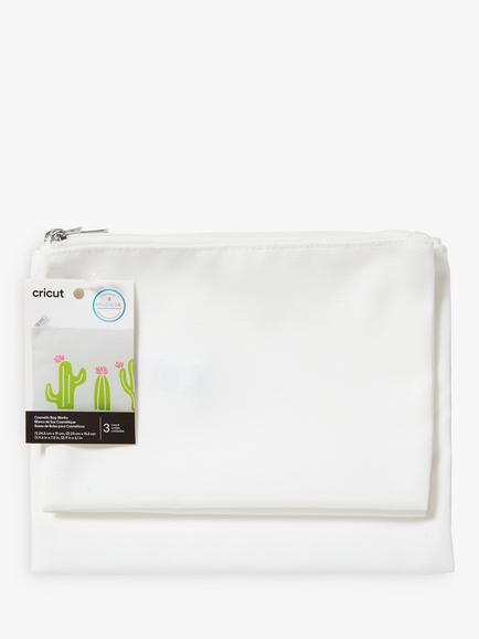 Cricut Infusible Ink Cosmetic Bag, White, White