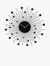 Acctim 'Lohne' Design Spoke Style Metal Wall Clock In Brass