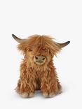 Living Nature Highland Cow Plush Soft Toy