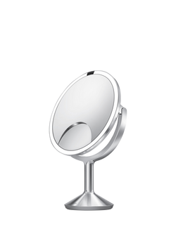Simplehuman Sensor Beauty Trio Max Mirror, Brushed Stainless Steel, Silver Grey