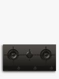 Fisher & Paykel Series 9 Minimal CG903DNGGB4 90cm Gas Hob, Black Glass