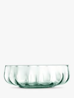 LSA International Mia Glass Serving Bowl, 15cm, Green, Green