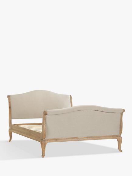 John Lewis Louis High End Sleigh Bed Frame, King Size, Oak, Oak