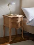 John Lewis Louis Bedside Table, Oak