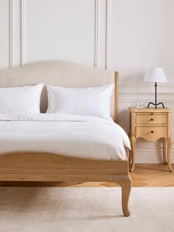 John Lewis Louis Bed Frame, Super King Size, Oak - view 2, Oak