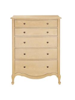 John Lewis Louis 5 Drawer Chest, Oak, Oak