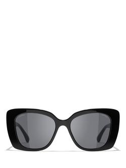 CHANEL Pillow Sunglasses CH5422B Black/Grey - view 2, Black/Grey