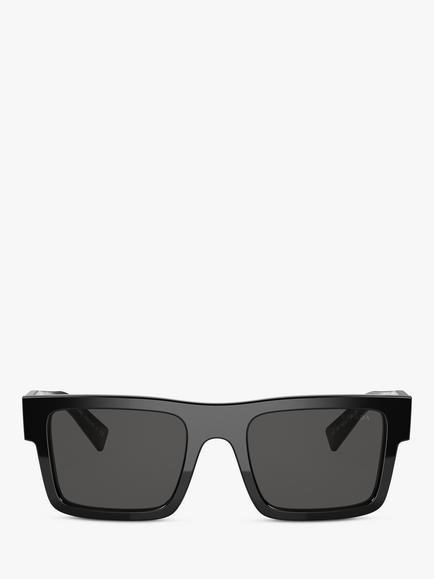 Prada PR 19WS Men's Square Sunglasses - view 2, Black