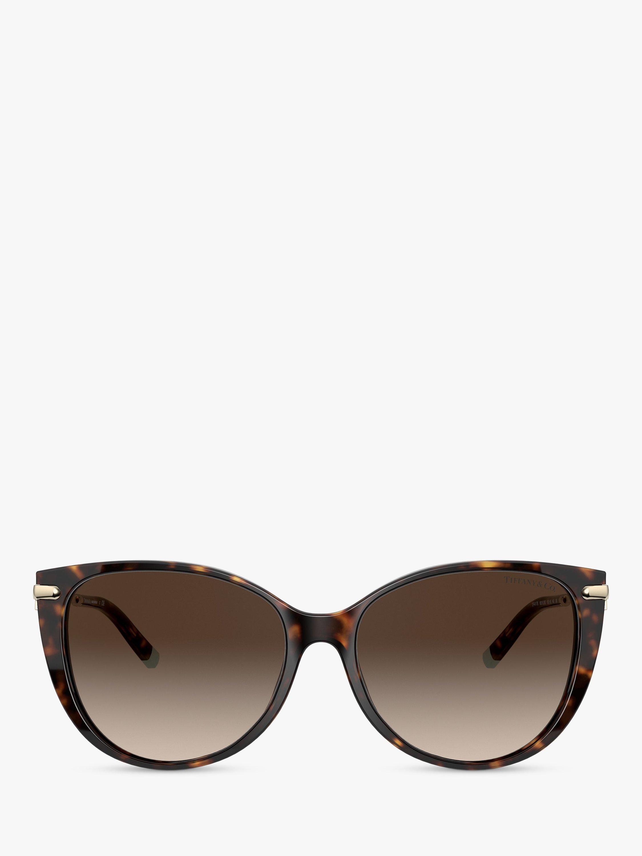 Product image 3 of 11, which shows Tiffany & Co TF4178 Women's Cat's Eye Sunglasses, Havana