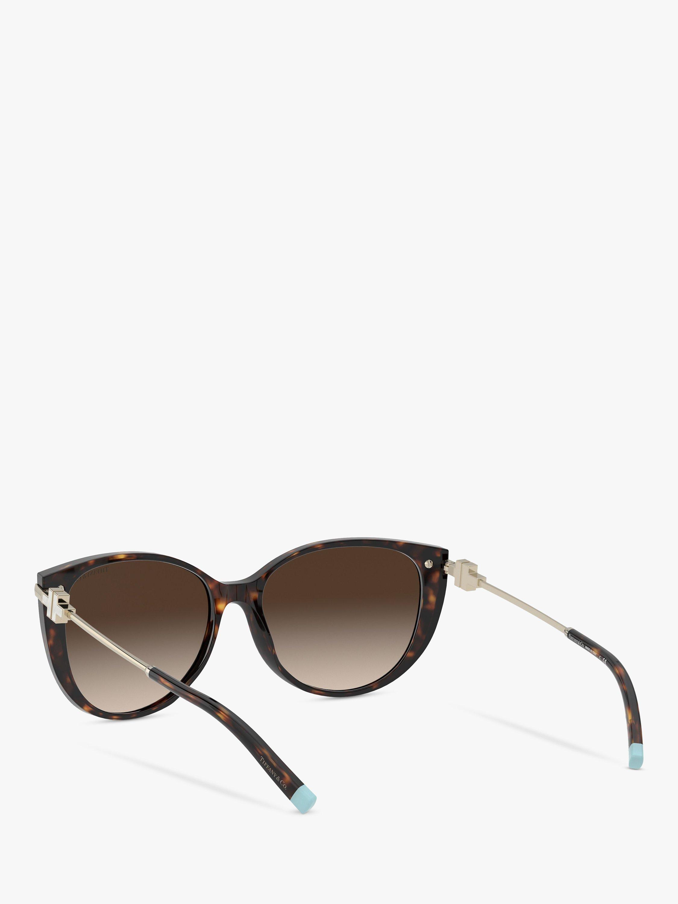Product image 6 of 11, which shows Tiffany & Co TF4178 Women's Cat's Eye Sunglasses, Havana