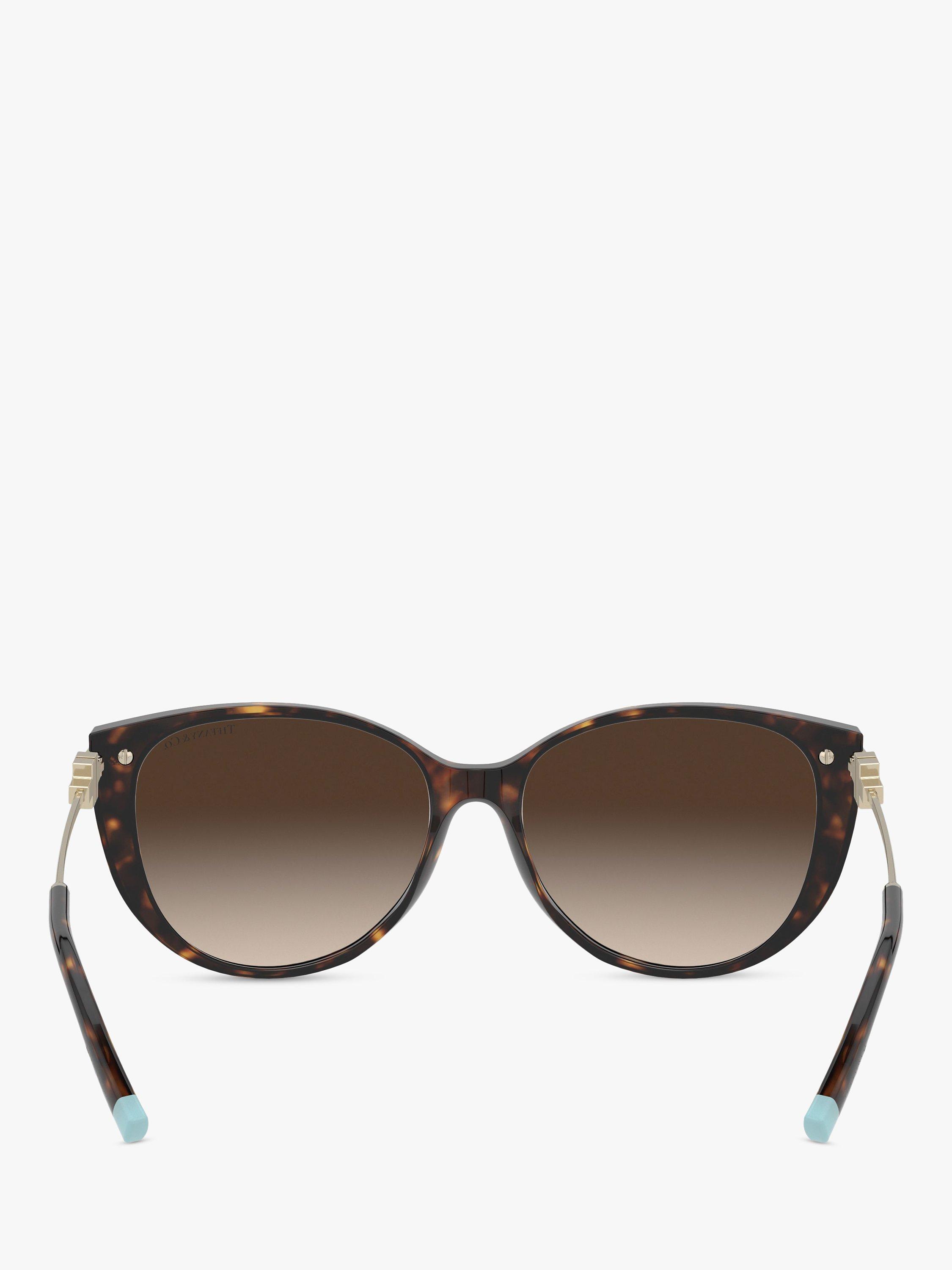 Product image 7 of 11, which shows Tiffany & Co TF4178 Women's Cat's Eye Sunglasses, Havana