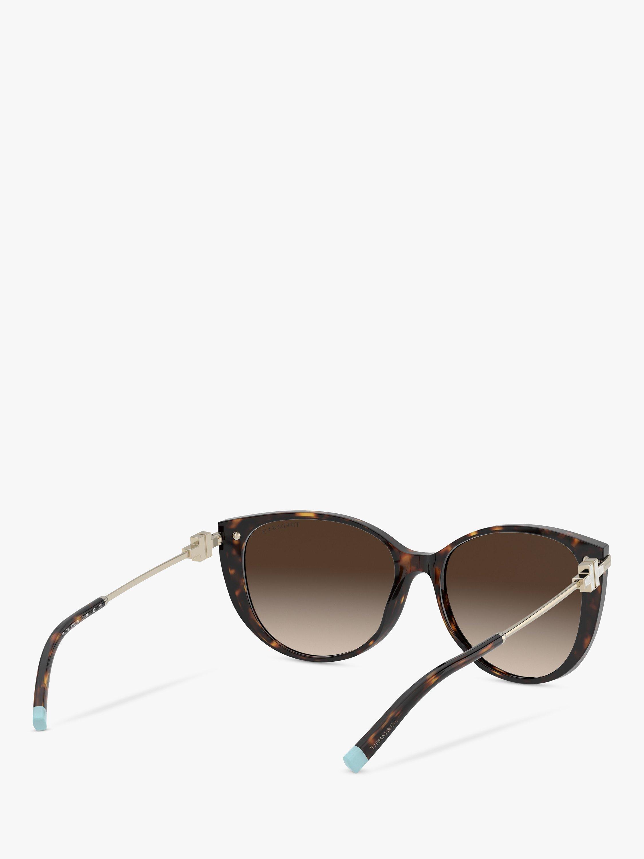 Product image 8 of 11, which shows Tiffany & Co TF4178 Women's Cat's Eye Sunglasses, Havana