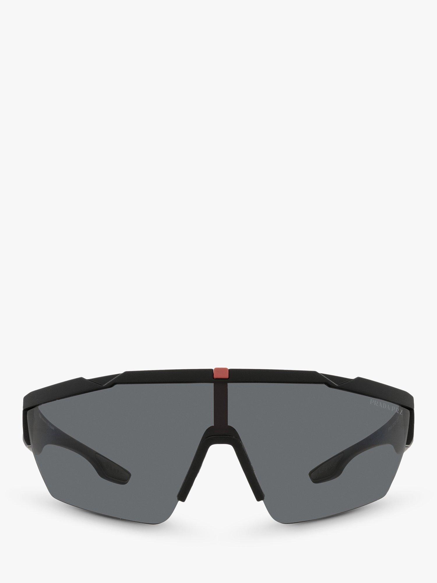 Prada Linea Rossa PS 03XS Men s Polarised Sunglasses Rubber Black