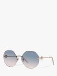 Tiffany & Co TF3077 Women's Irregular Sunglasses, Rubedo