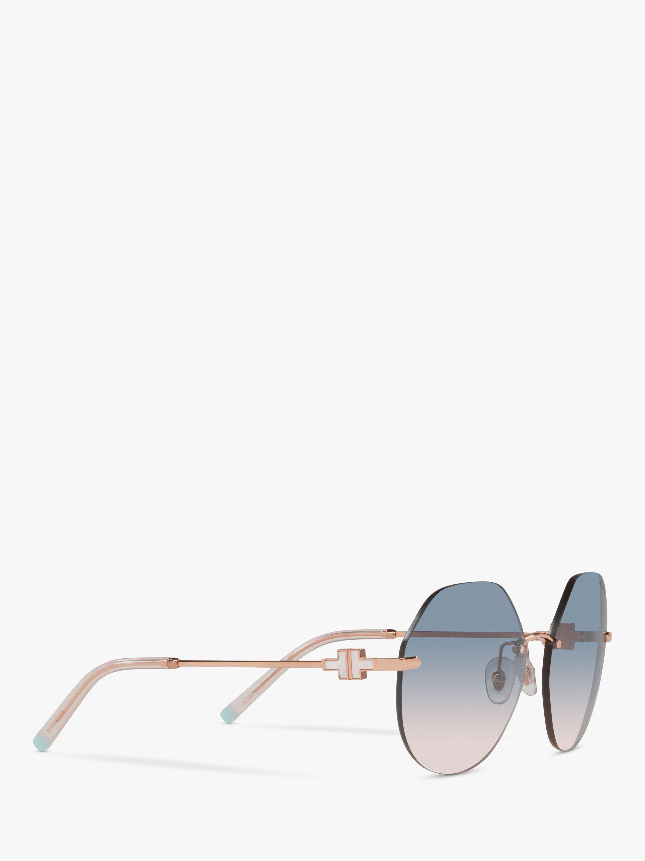 Product image 11 of 11, which shows Tiffany & Co TF3077 Women's Irregular Sunglasses, Rubedo