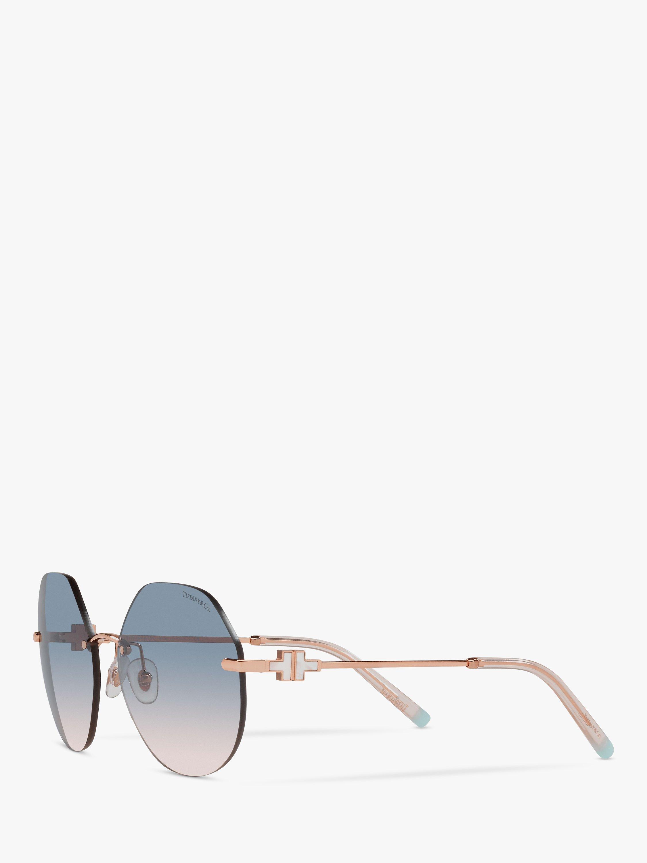 Product image 2 of 11, which shows Tiffany & Co TF3077 Women's Irregular Sunglasses, Rubedo
