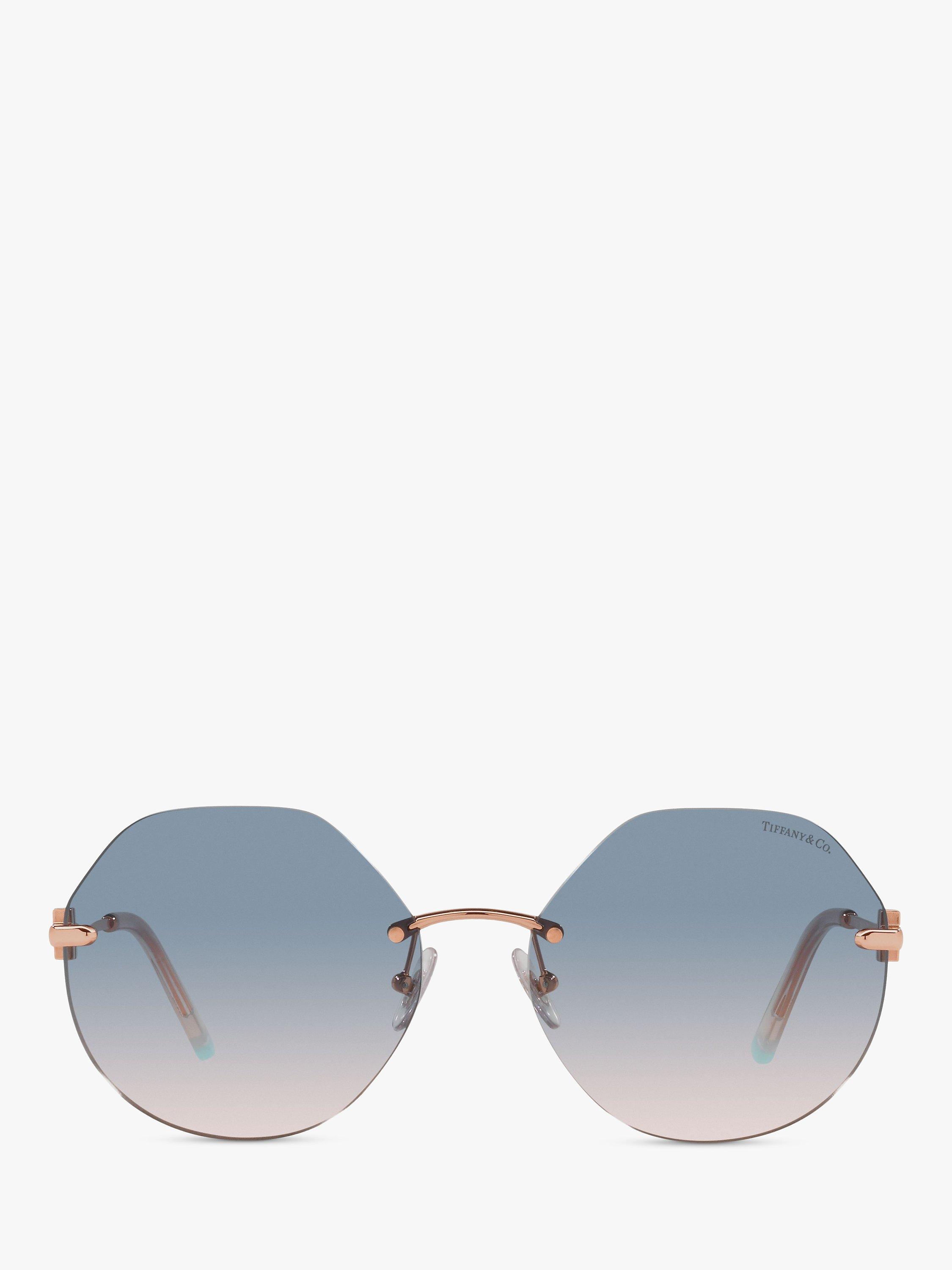 Product image 3 of 11, which shows Tiffany & Co TF3077 Women's Irregular Sunglasses, Rubedo