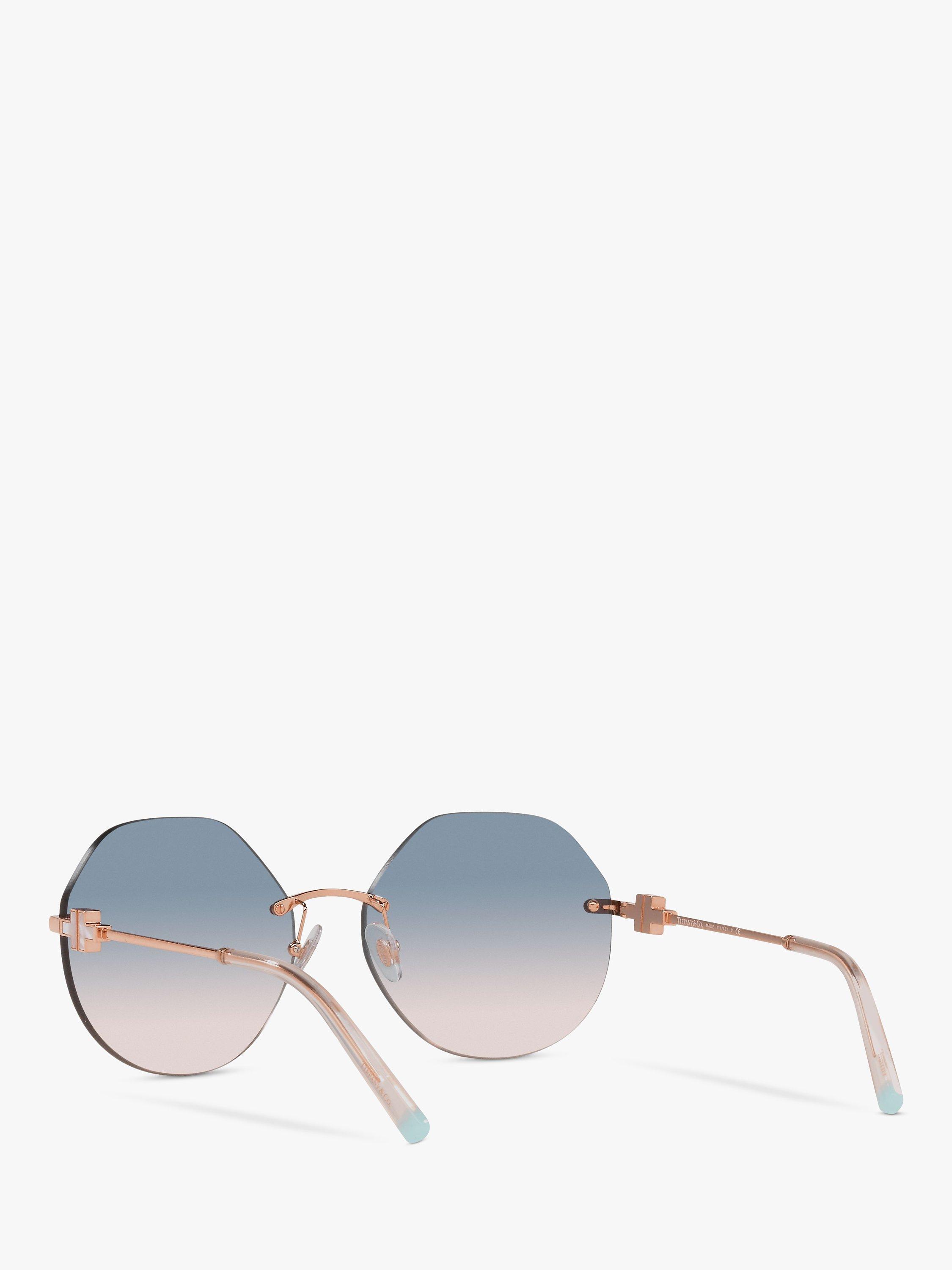 Product image 6 of 11, which shows Tiffany & Co TF3077 Women's Irregular Sunglasses, Rubedo