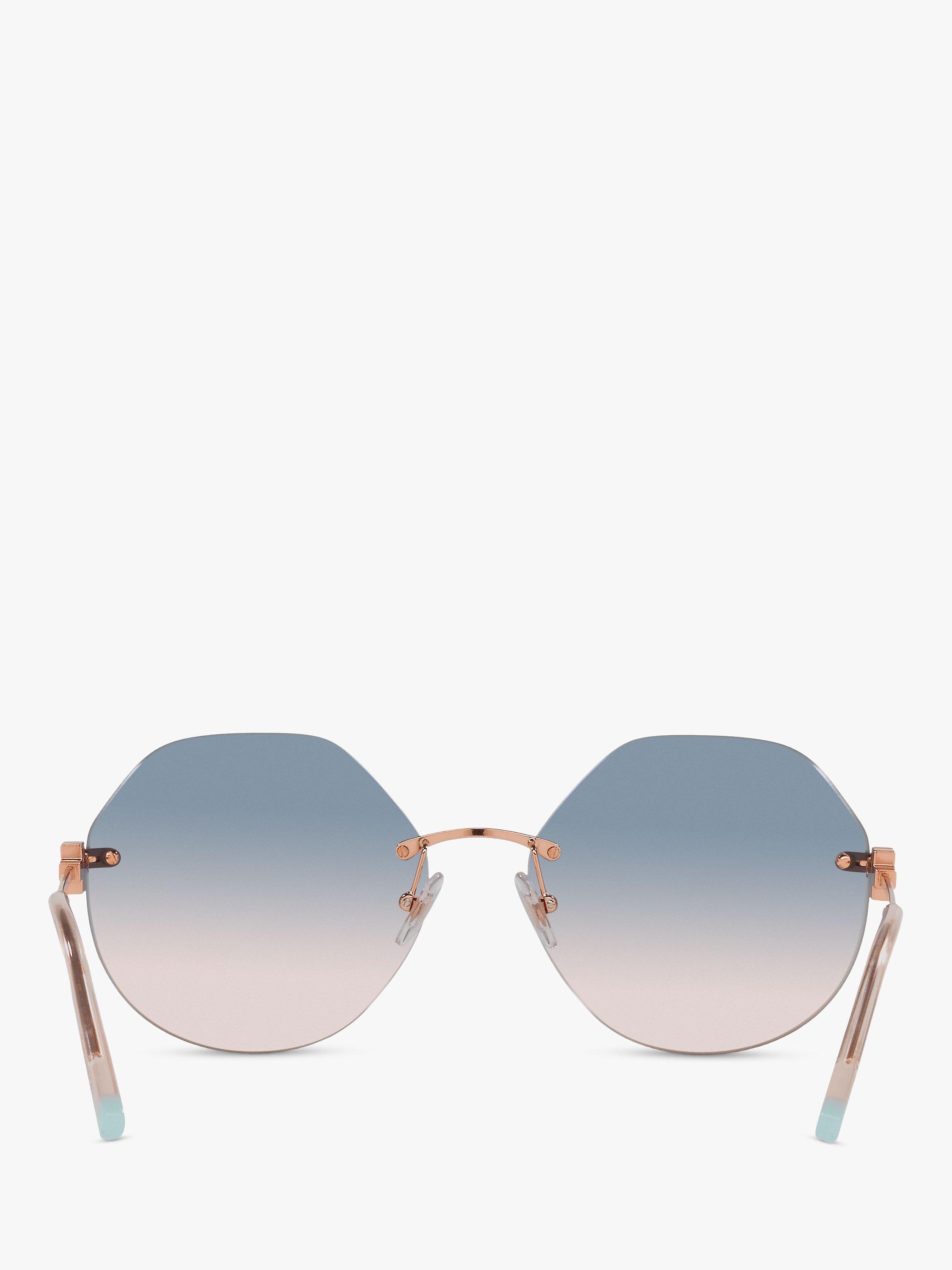 Product image 7 of 11, which shows Tiffany & Co TF3077 Women's Irregular Sunglasses, Rubedo