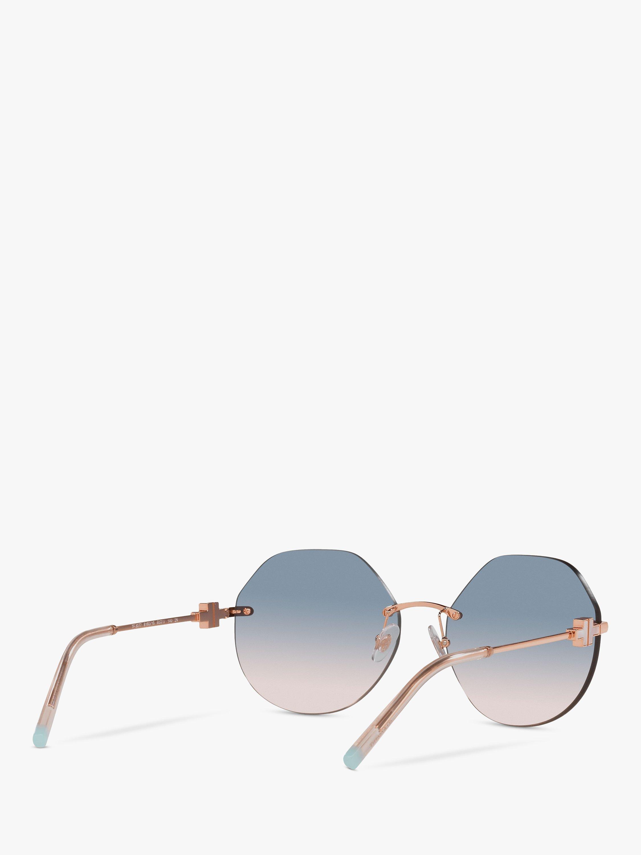 Product image 8 of 11, which shows Tiffany & Co TF3077 Women's Irregular Sunglasses, Rubedo