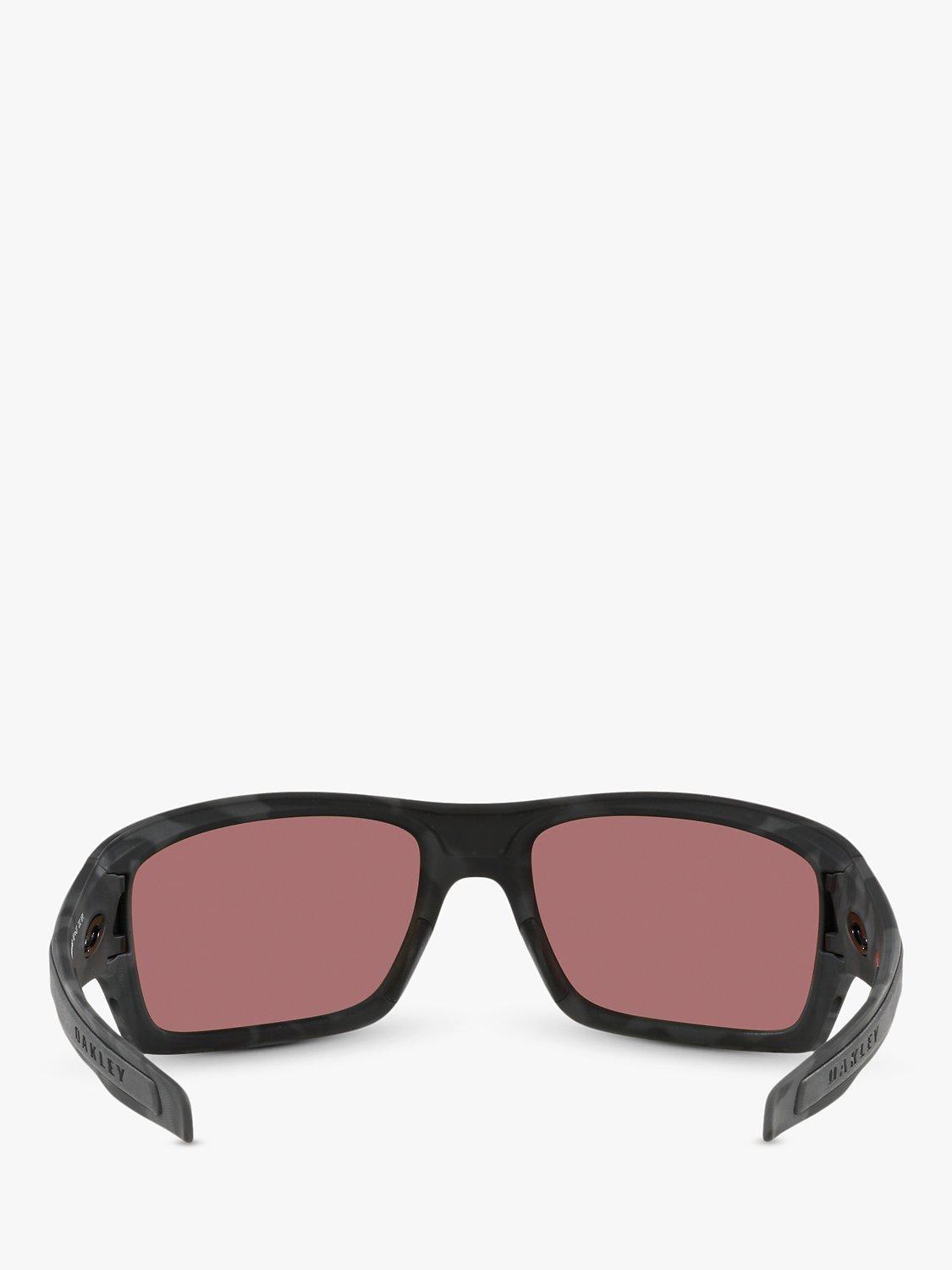 Oakley OO9263 Men's Turbine Prizm Polarised Sunglasses, Black Camouflage/Mirror Blue