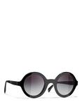 CHANEL Round Sunglasses CH5441 Black/Grey Gradient