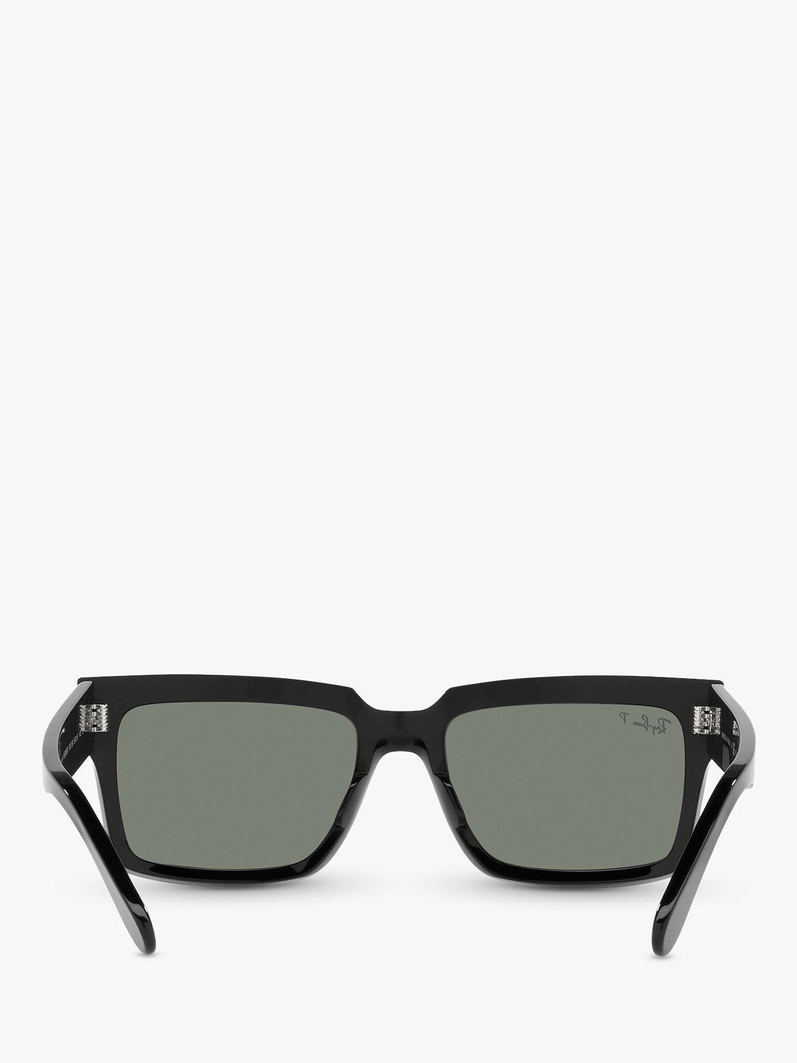 Product image 7 of 11, which shows Ray-Ban RB2191 Unisex Polarised Pillow Shape Sunglasses, Black