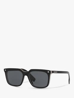 Burberry BE4337 Men's Square Sunglasses, Black