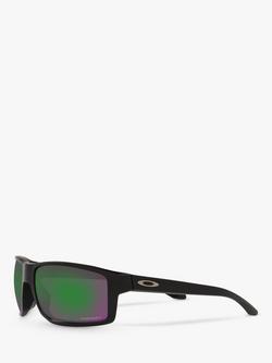 Oakley OO9449 Men's Prizm Rectangular Sunglasses - view 2, Black Ink/Mirror Green