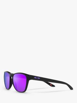 Oakley OO9479 Men's Manorburn Prizm Square Sunglasses - view 2, Matte Black/Purple