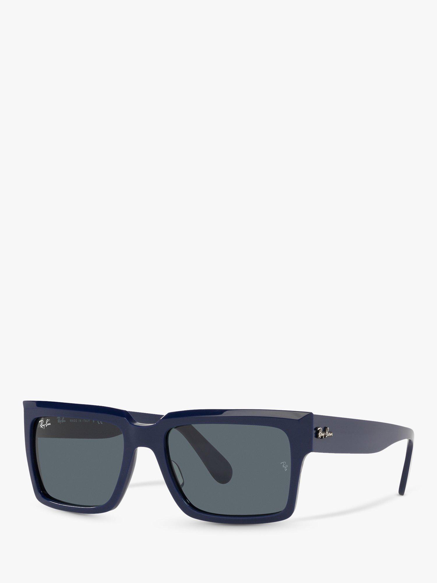 Ray-Ban RB2191 Unisex Pillow Shape Sunglasses, Blue