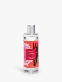 John Lewis Rose & Vanilla Diffuser Refill, 250ml, Multi
