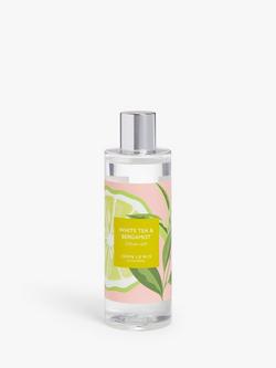 John Lewis White Tea & Bergamot Diffuser Refill, 250ml, Pink