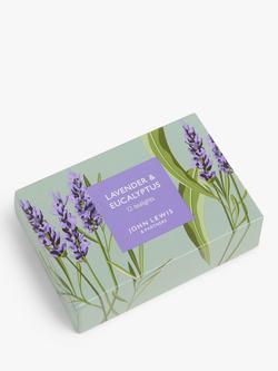 John Lewis Lavender & Eucalyptus Tealights, Set of 12, 