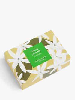 John Lewis White Jasmine Tealights, Pack of 12, 