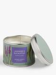 John Lewis Lavender & Eucalyptus Tin Scented Candle, 225g