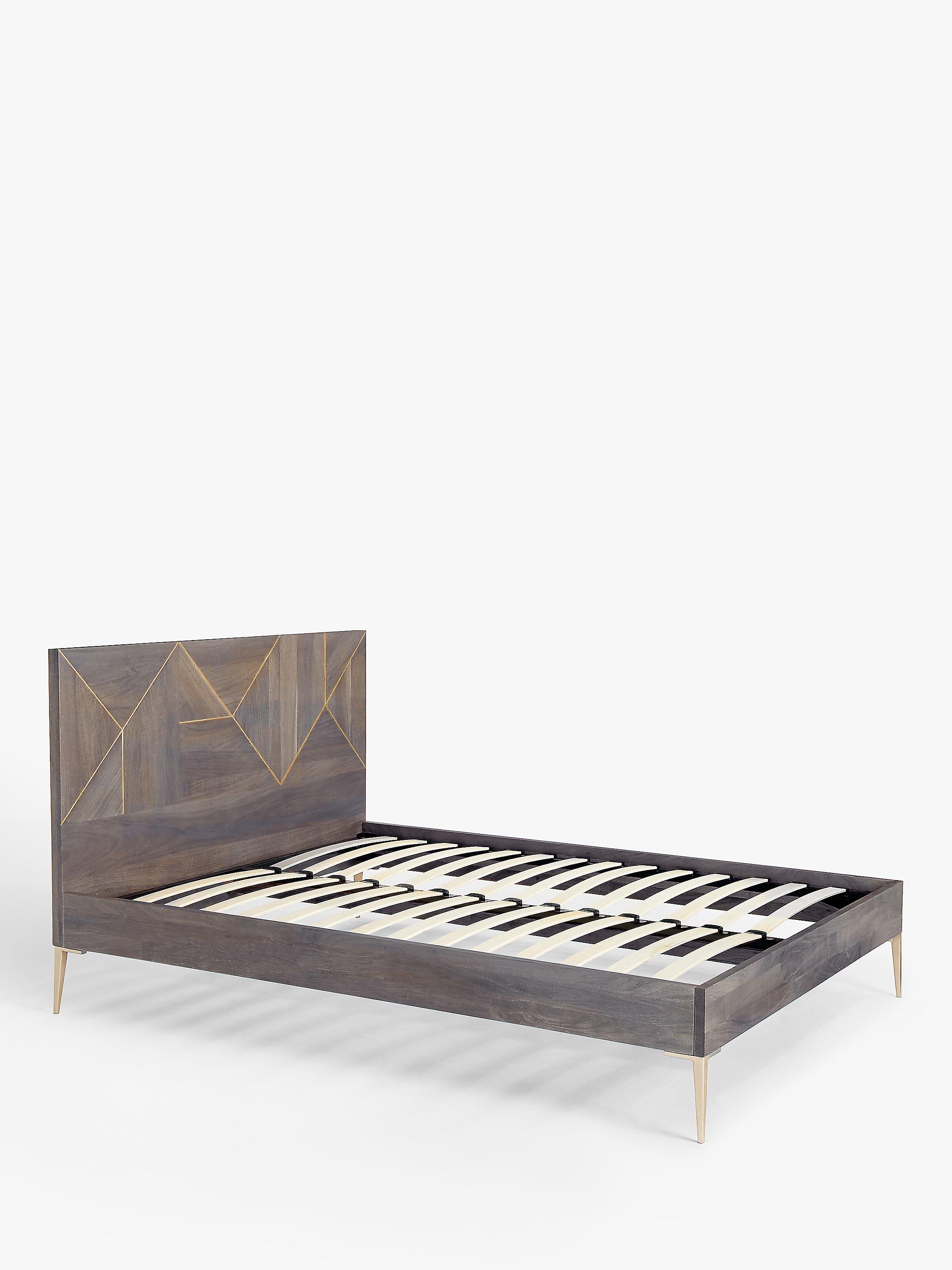 John Lewis + Swoon OUTLET - Mendel Bed Frame, Double, Grey - Like New