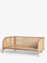 John Lewis Rattan Wrapped Guest Bed, Single, Oak