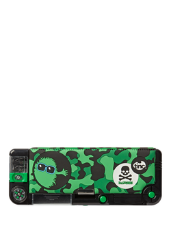 Tinc Camouflage Snap Compartment Pencil Case - view 2, Multi
