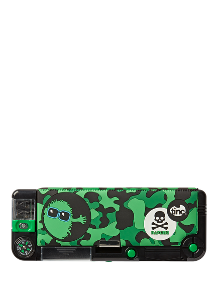Tinc Camouflage Snap Compartment Pencil Case - view 2, Multi