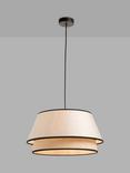 John Lewis Two-Tier Ceiling Light, Natural