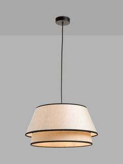 John Lewis Two-Tier Ceiling Light, Natural