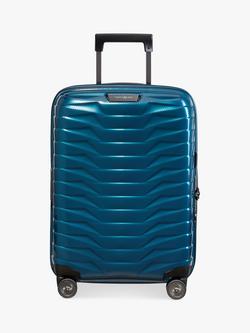 Samsonite Proxis Spinner 55cm 4-Wheel 40cm Wide Expandable Cabin Case - view 2, Petrol Blue
